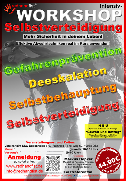Intensiv-Workshop Selbstverteidigung