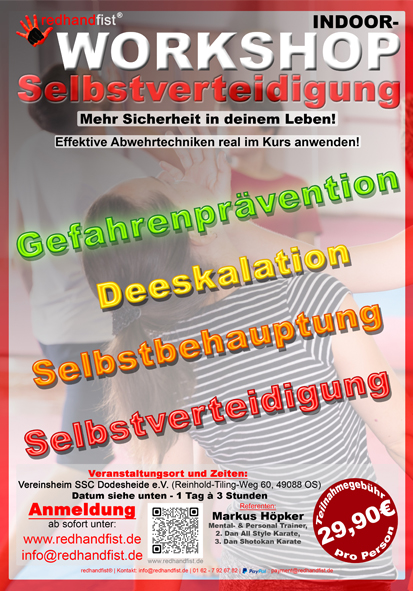 Basis Indoor Workshop Selbstverteidigung